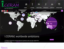 Tablet Screenshot of iceram.fr